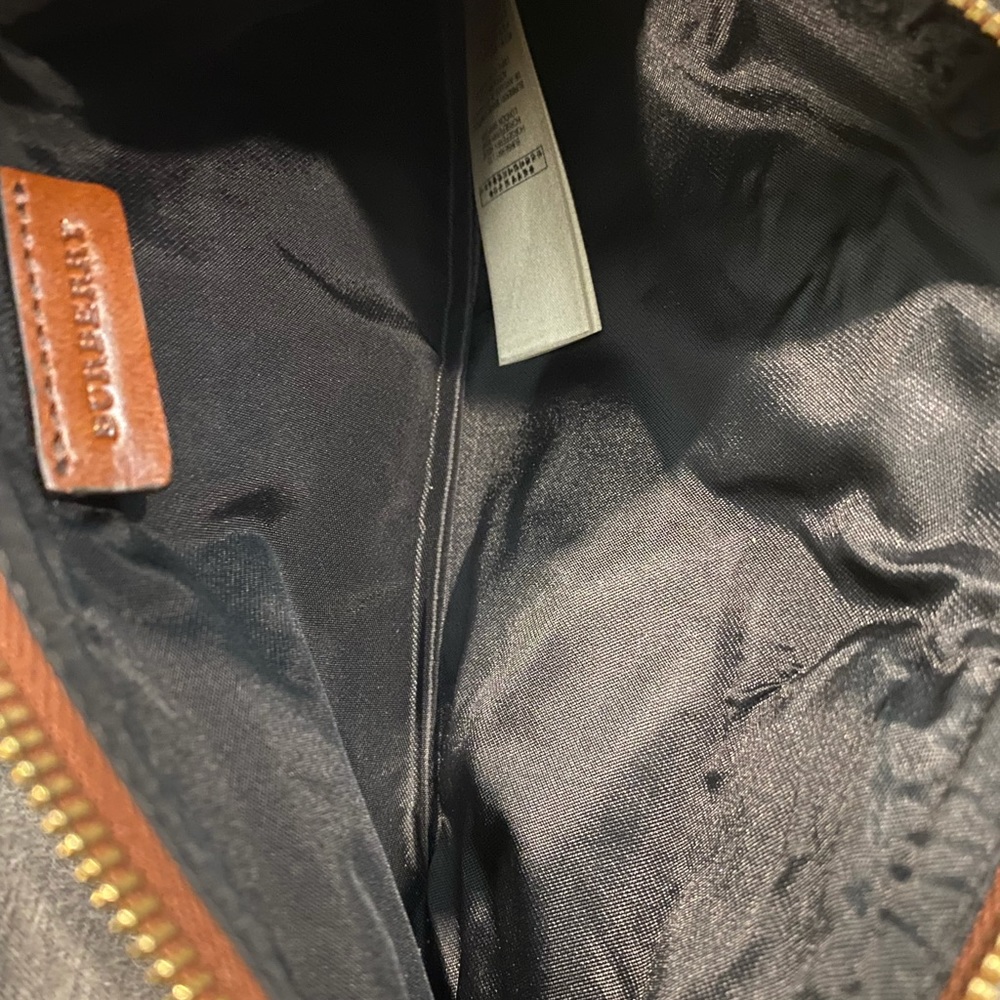 Burberry Brown Tan Plaid Crossbody Bag - Picture 7 of 14